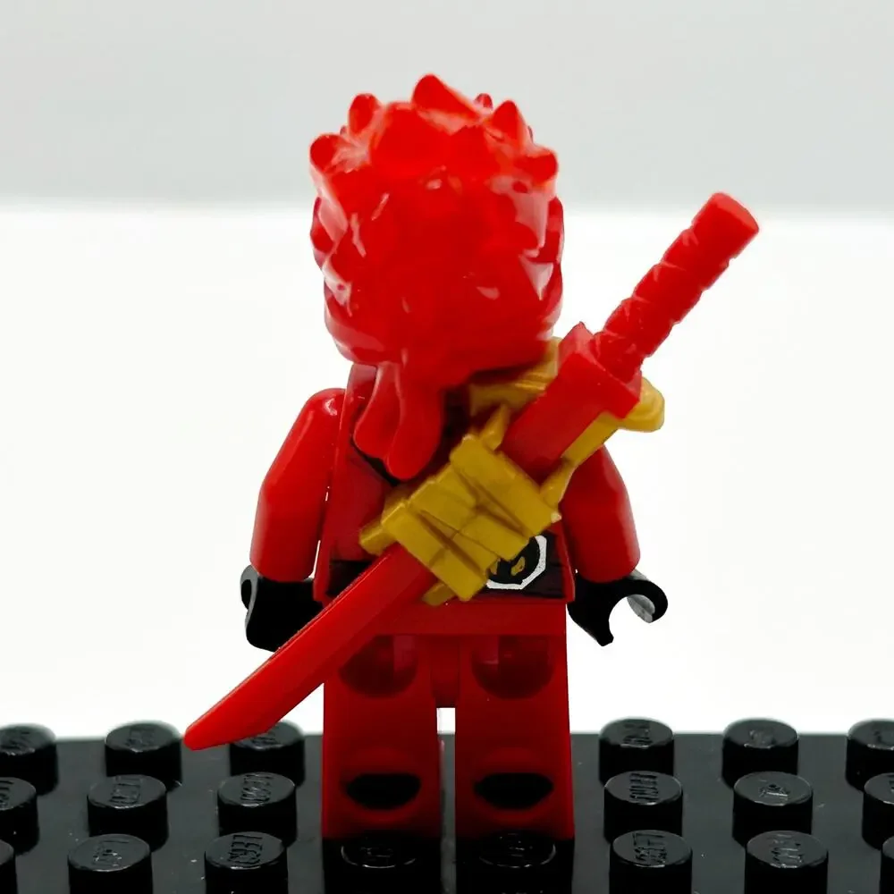 LEGO Ninjago NJO538 Kai FS Minifigure Red Ninja Spinjitzu Authentic EUC